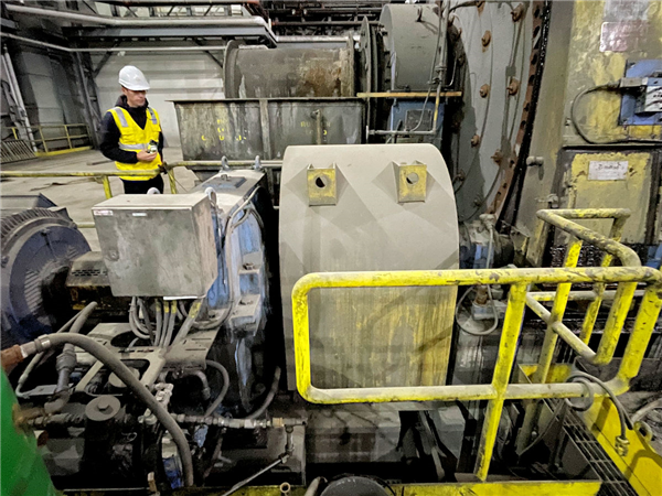 Metso 11'6" W X 22' L Ball Mill, 1100 Kw (1475 Hp))